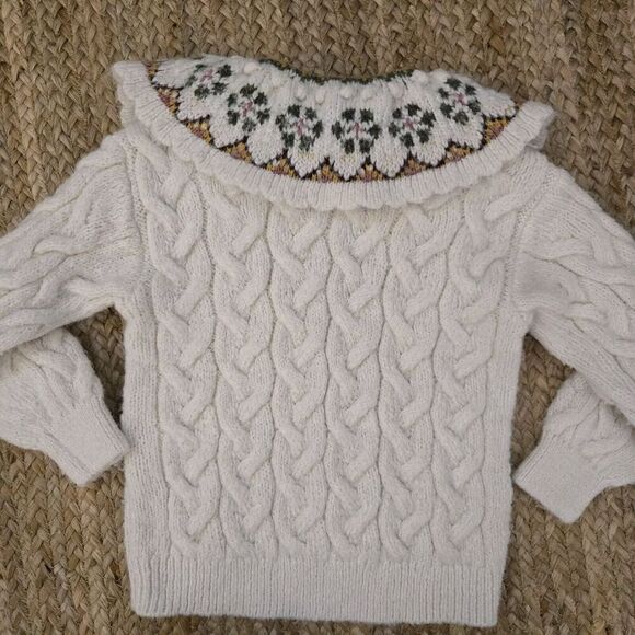 ZARA Knit Sweater Girls 4-5years Rare Style super cute - Picture 5 of 7